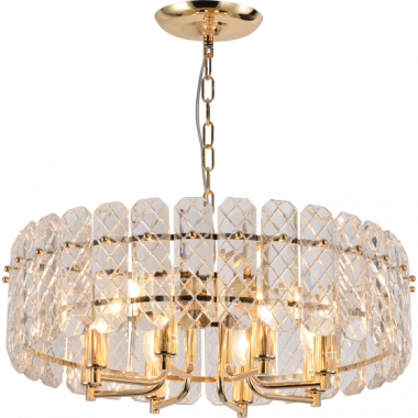 Фотография товара 'Эра Люстра Rivoli Sylvia 1049-308 8 х Е14 40 Вт хрусталь Б0061220'