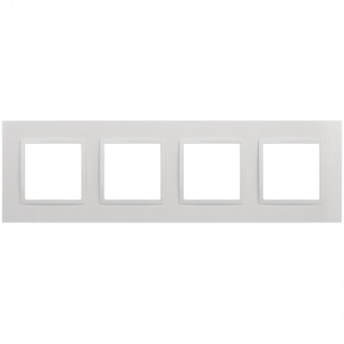 Фотография товара 'Эра Рамка для розеток и выключателей Elegance 14-5014-01 Classic, на 4 поста, белый Б0060586'