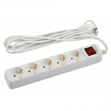 Фотография товара 'ЭРА U-5es-5m-3x1,5 Удлинитель электрический'