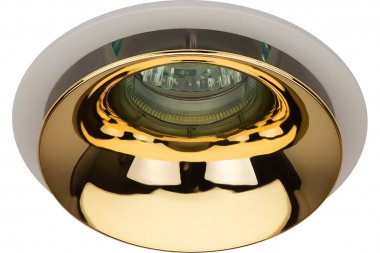 Фотография товара 'Эра Б0056351 Встраиваемый светильник декоративный KL103 WH/GD MR16 GU5.3'