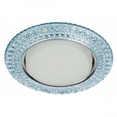 Фотография товара 'Эра Светильник DK LD26 BL/WH декор cо светодиодной подсветкой Gx53, голубой Б0029639'