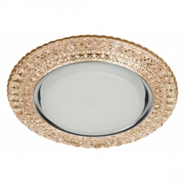 Фотография товара 'Эра Светильник DK LD26 CHP/WH декор cо светодиодной подсветкой Gx53, шампань Б0029640'