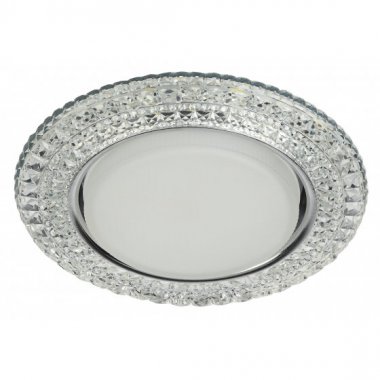 Фотография товара 'Эра Светильник DK LD26 SL/WH декор cо светодиодной подсветкой Gx53, прозрачный Б0029638'