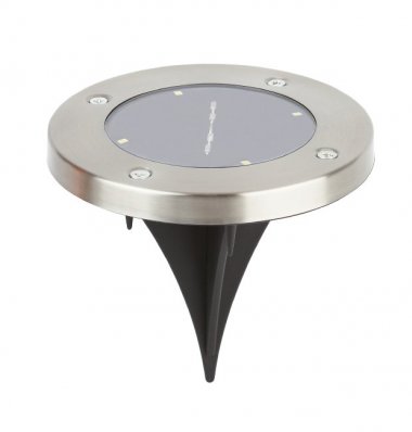 Фотография товара 'Эра ERAST040-08 Садовый светильник на солнечной батарее, сталь, пластик 13 см Б0038502'