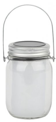 Фотография товара 'Эра SL-GL14-JAR-3 ЭРА Садовый светильник на солнечной батарее, стекло, металл, прозрачный, 13,5 см Б0032580'
