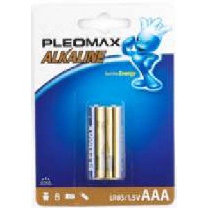 Фотография товара 'Эра Батарейки Pleomax LR03-2BL Alkaline (20/400/19200) C0008045'