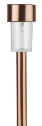 Фотография товара 'Эра SL-SS30-CPR Садовый светильник на солнечной батарее, нержавеющая сталь, медный, 32 см Б0032594'