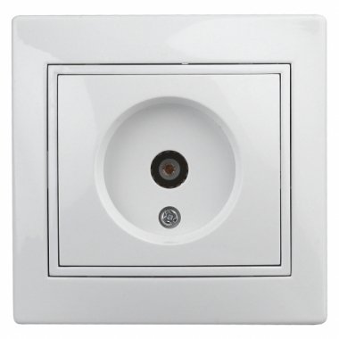 Фотография товара 'Эра Розетка Intro Plano 1-301-01 TV одиночная, IP20, СУ, белый Б0027617'