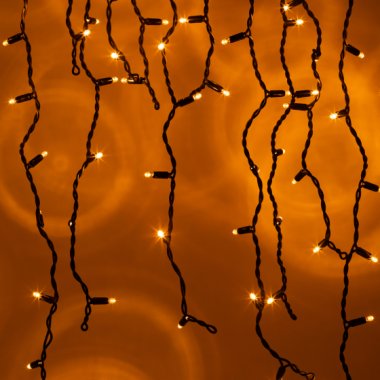 Фотография товара 'Эра Гирлянда ERAPS-BZ2 светодиодная новогодняя бахрома уличная 2*1 м желтая 120 LED IP65Б0060546'