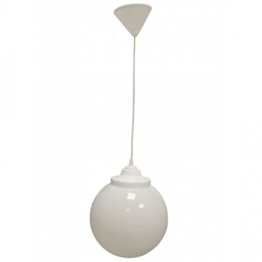 Фотография товара 'Эра НСБ 02-60-251 Светильник садово-парковый, шар опал подвес шнур D=250 mm Б0048086'