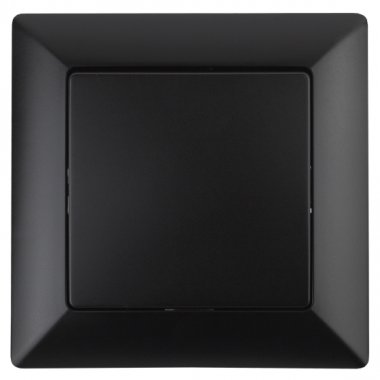 Фотография товара 'Эра Выключатель Intro Solo 4-101-05 одноклавишный 10А-250В, IP20, СУ, антрацит Б0053548'