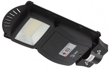 Фотография товара 'Эра Консольный светильник на солнечной батарее,SMD, 20W, с датчиком движения, ПДУ, 400 lm, 5000К, IP65 Б0046797'