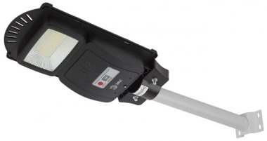 Фотография товара 'Эра Консольный светильник на солн. бат.,SMD,с кронштейном,20W, с датч. движ.,ПДУ,400lm, 5000К, IP65 Б0046798'