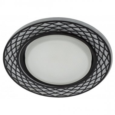 Фотография товара 'Эра Светильник DK LD37 WH/BK декор cо светодиодной подсветкой GX53, белый/черный Б0037386'