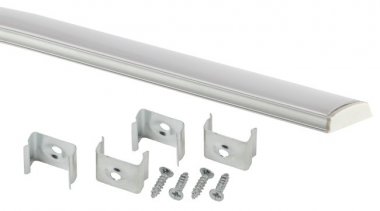 Фотография товара 'Эра Комплект с гибким накладным анодированным профилем CAB291 15х6,5мм Б0041245'