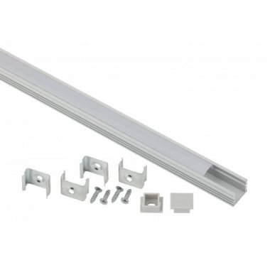 Фотография товара 'Эра Комплект с накладным анодированным профилем CAB261 16х12мм, 2м Б0039462'