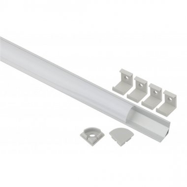 Фотография товара 'Эра Комплект с угловым анодированным профилем CAB280 16х16мм, 2м и кругл Б0039465'