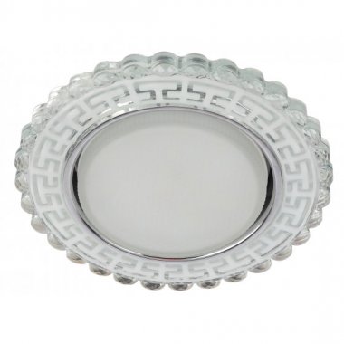 Фотография товара 'Эра Светильник DK LD38 SL ЭРА декор cо светодиодной подсветкой GX53, зеркальный Б0037392'