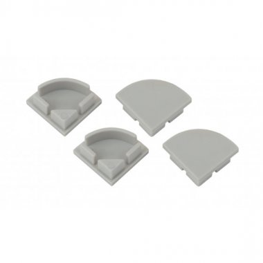 Фотография товара 'Эра Набор заглушек для профиля CAB280, 4 глухие круглые Б0039451'