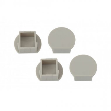 Фотография товара 'Эра Набор заглушек для профиля LF281, 4 глухие круглые Б0039459'