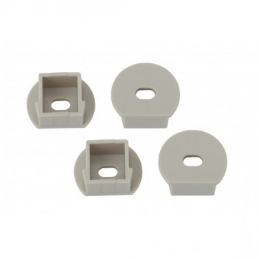 Фотография товара 'Эра Набор заглушек для профиля LF281, 4 сквозные круглые Б0039460'