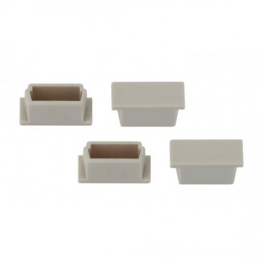 Фотография товара 'Эра Набор заглушек для профиля CAB251, 4 глухие Б0039443'