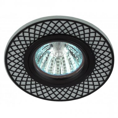 Фотография товара 'Эра Светильник DK LD42 WH/BK ЭРА декор cо светодиодной подсветкой MR16, белый/черный Б0037381'