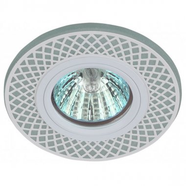 Фотография товара 'Эра Светильник DK LD42 WH/WH декор cо светодиодной подсветкой MR16, белый/белый Б0037380'