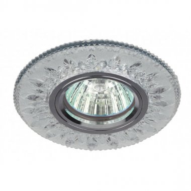 Фотография товара 'Эра Светильник DK LD9 SL/WH декор cо светодиодной подсветкой MR16, прозрачный Б0028080'