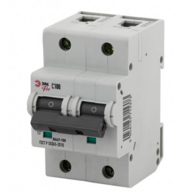 Фотография товара 'Эра Автоматический выключатель PRO NO-902-275 ВА47-100 2Р 40А кривая С 10 кА Б0048865'