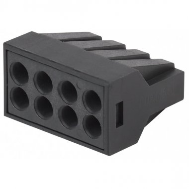 Фотография товара 'Эра Клемма СМК с пастой серии 308, 8 отверстий, 0,5-2,5 мм2 Б0043973'