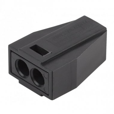 Фотография товара 'Эра Клемма СМК с пастой серии 302, 2 отверстия, 0,5-2,5 мм2 Б0043974'