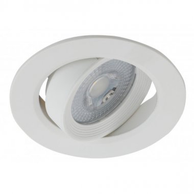 Фотография товара 'Эра Светильник KL LED 22A-5 4K WH светодиодный круглый поворотн. LED SMD 5W 4000K, белый Б0037037'