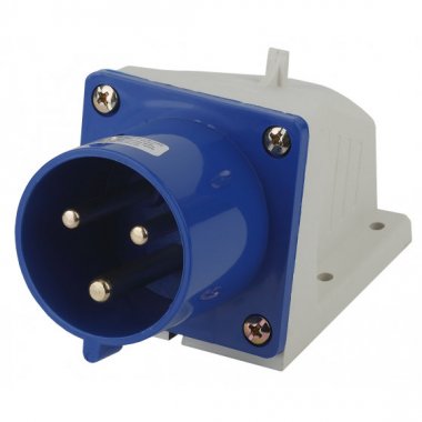 Фотография товара 'Эра Вилка стационарная 523 2Р+РЕ 32А 220В IP44 Б0032858'