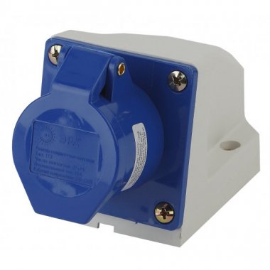 Фотография товара 'Эра Розетка стационарная наружная 114 3Р+РЕ 16А 380В IP44 Б0032875'