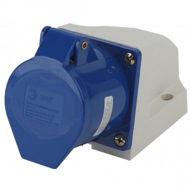 Фотография товара 'Эра Розетка стационарная наружная 123 2Р+РЕ 32А 220В IP44 Б0032877'