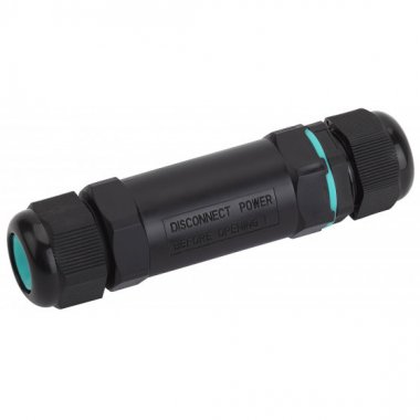 Фотография товара 'Эра Коннектор кабельный прямой IP68 3-Pin Б0043936'