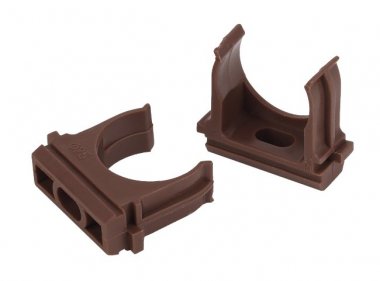 Фотография товара 'Эра Крепеж-клипса (дуб) для трубы d 25мм Б0043222'