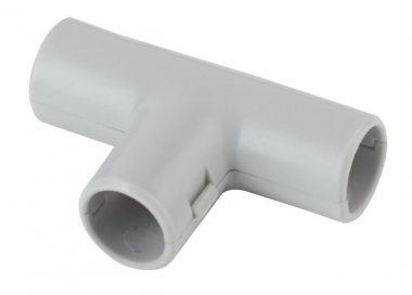 Фотография товара 'Эра Тройник (серый) соединительный для трубы 32мм Б0036833'