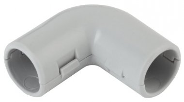 Фотография товара 'Эра Угол 90 гр.(серый) соединительный для трубы 32мм Б0036837'