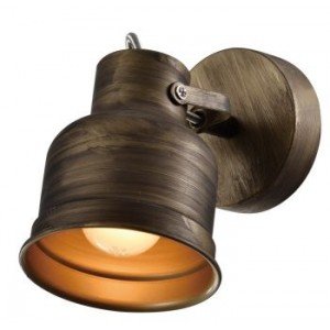 Фотография товара 'Эра Светильник настенно-потолочный спот Rivoli Inessa 7035-701 поворотный 1 х Е27 40 Вт Б0052447'