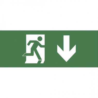 Фотография товара 'Эра INFO-SSA-103 ЭРА Самоклеющая этикетка "Фигура/стрелка вниз" SSA-101 Б0048472'