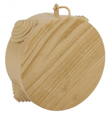 Фотография товара 'Эра Коробка распаячн. открытой установки КОР (сосна) 65х40мм с гермовводами 4 вх. IP54 Б0043231'