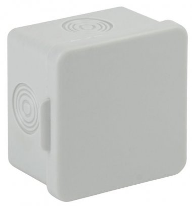 Фотография товара 'Эра Коробка распаячн. открытой установки КОР 65х65х50мм без гермовводов 4 вх. IP54 Б0037444'