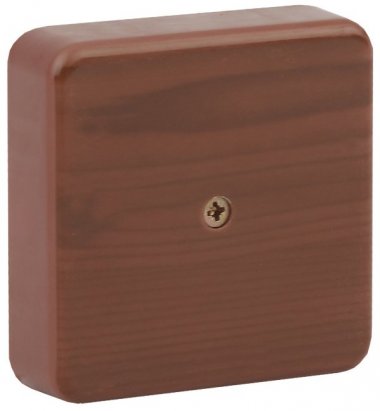 Фотография товара 'Эра Коробка распаячная 100х100х30 (без клеммы) дуб IP40 Б0031183'