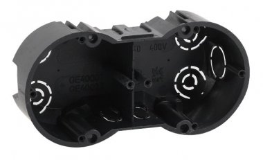 Фотография товара 'Эра Коробка установочная КУТ 2-х местная 141х70х45мм для твердых стен саморез. IP20 Б0047213'