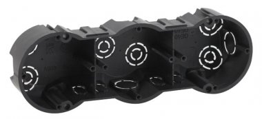 Фотография товара 'Эра Коробка установочная КУТ 3-х местная 212х70х45мм для твердых стен саморез. IP20 Б0047214'