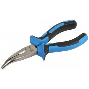 Фотография товара 'Эра Тонкогубцы 160 мм с изогнутым носом двухкомпонентные рукоятки Б0055916'