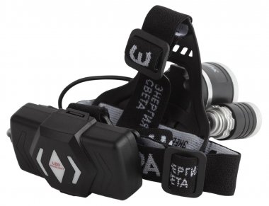 Фотография товара 'Эра Фонарь налобный светодиодный GA-809 аккумуляторный алюминиевый Б0056111'