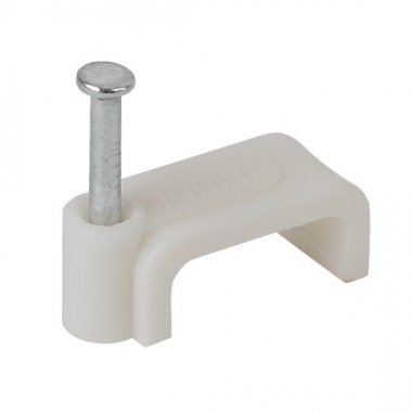 Фотография товара 'Эра Скоба 4мм плоская пластиковая (50шт) (600/18000) Б0038903'